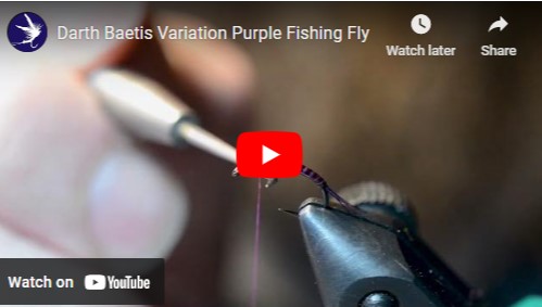Tying the Darth Baetis Variation Fishing Fly